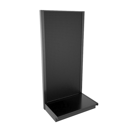Lozier Gondola Wall Display Starter, Black 36W 78H 22D P312S-ST